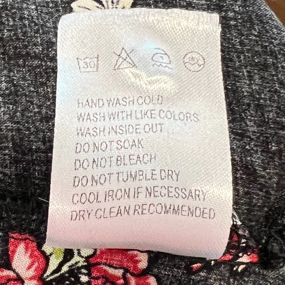 Eye of the Needle Floral Wide Leg Pants Size M - Picture 5 of 5